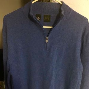 Cashmere half-zip sweater